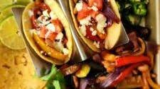 Roasted Veggie & Pinto Bean Tacos