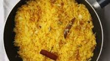 Saffron Pulao with cardamom, cinnamon and basmati rice