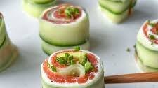 Salmon Cucumber Rolls