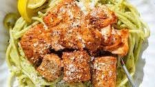 Salmon Pesto Pasta