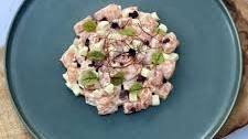 Salmon Tartare with Wasabi and Apple