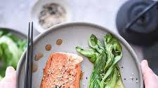 Salmone teriyaki con Pak-Choi