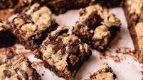 Salted Caramel Pecan Brookies