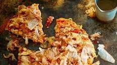 Seafood okonomiyaki
