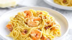 Seriously Good Shrimp Carbonara