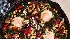 Shakshuka with Hearty Greens