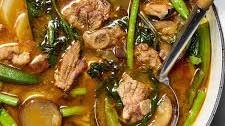 Sinigang na Baboy (Filipino Tamarind Soup with Pork and Vegetables)