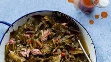 Southern Braised Collard Greens with Ham Hocks