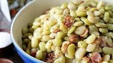 Southern Butter Beans with Bacon