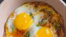 Soy Sauce Fried Eggs With Scallions