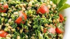 Spelt Tabbouleh with Jalapeño Vinaigrette