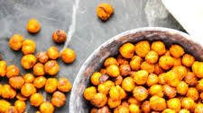 Spiced Lemon Roasted Chickpeas