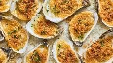 Spicy Butter and Herb Baked Oysters