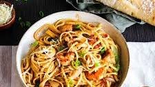 Spicy Cajun Chicken and Shrimp Pasta