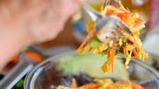 Spicy Coleslaw with Easy Homemade Sriracha Dressing - Recipe Card