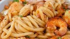 Spicy Seafood Yaki Udon Noodles Recipe (Seafood Udon Stir Fry)