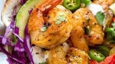 Spicy Shrimp Fajitas
