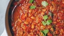 Spicy Vegetarian Pinto Bean Chili