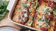 Spinach and Ricotta Manicotti