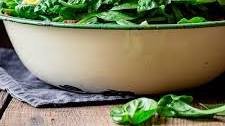 Spinach Salad with Bacon and Eggs