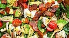 Spinach Salad with Bacon & Hard Boiled Eggs
