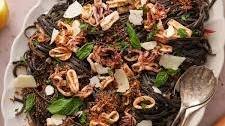 Squid Ink Pasta with Calamari
