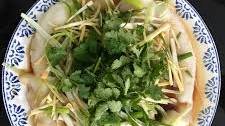 Steamed fish Cantonese style