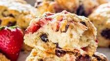 Strawberry Chocolate Chip Scones