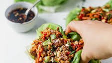 Sweet and Spicy Pork Lettuce Wraps