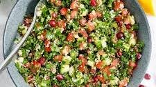 Tabbouleh with pomegranate