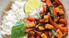 Thai Basil Tofu Stir Fry