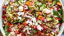 The BEST Lemon Balsamic Lentil Salad