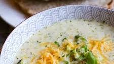 The BEST Spicy Broccoli Cheddar Soup