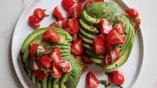 Tomato Basil Avocado Toast