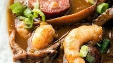 Turkey Gumbo with Andouille and Shrimp