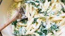 Ultra-Quick Lemon Ricotta Pasta With Spinach