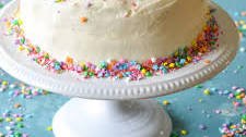 Vanilla Birthday Cake with Old-Fashioned Vanilla Buttercream