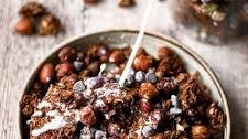 Vegan & Gluten-free Chocolate Hazelnut Granola