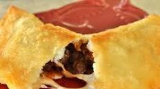 Venezuelan Black Bean and Cheese Domino Empanadas