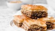 Walnut Baklava with Citrus infused syrup