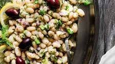 White Bean Salad With Lemon, Garlic, & Fresh Herbs