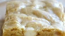 White Chocolate Macadamia Nut Blondies