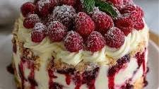 White Chocolate Raspberry Dream Cake